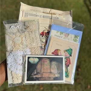 Vintage Lace and Ephemera Collection